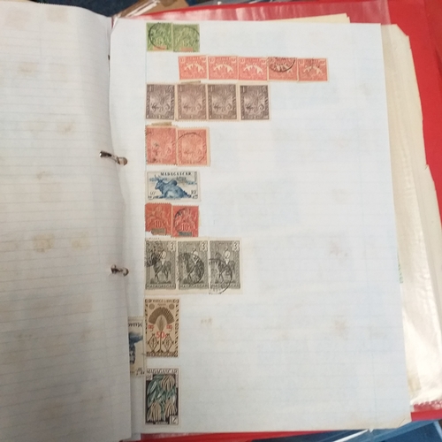 39 - Large box of 14 albums countries include, Norway, Poland, Mexico, Portugal, Russia, Malta, Spain and... 