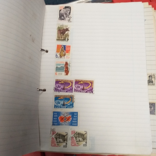 39 - Large box of 14 albums countries include, Norway, Poland, Mexico, Portugal, Russia, Malta, Spain and... 