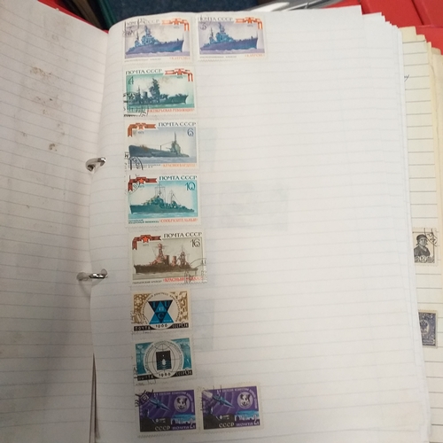 39 - Large box of 14 albums countries include, Norway, Poland, Mexico, Portugal, Russia, Malta, Spain and... 