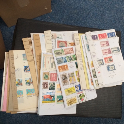 46 - Small box containing 28 x club book remainders mainly commonwealth but some foreign.  Ideal for the ... 