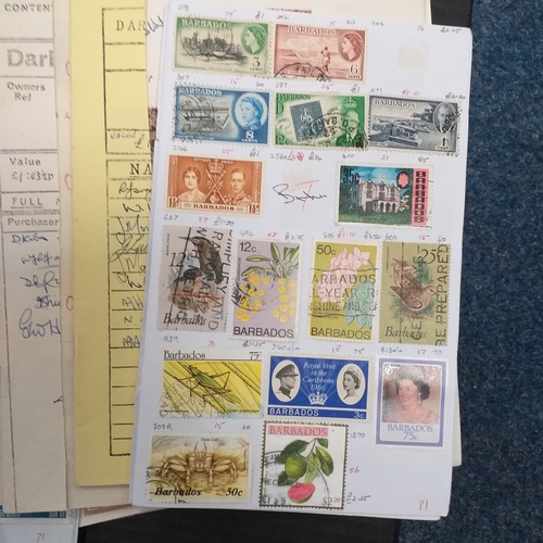 46 - Small box containing 28 x club book remainders mainly commonwealth but some foreign.  Ideal for the ... 
