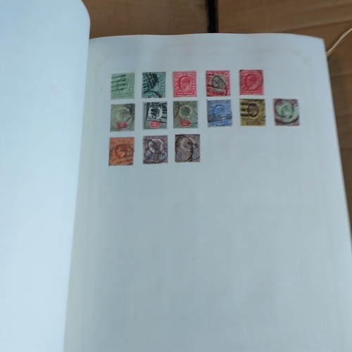 56 - Box of albums/stockbooks (Irreland in 16 pages stock book, World in 32 page stock book,, world in gr... 