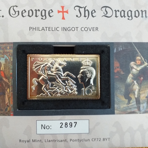 1 - GB Royal Mail/Mint PNC's - 2001, Victorian Era 5 coin, Northern Ireland Celtic Cross 1, St George ... 