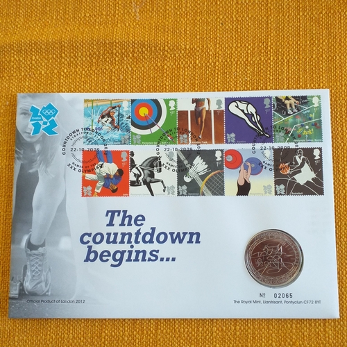 10 - GB Royal Mail/Mint PNC's - 2009, Elizabeth I & Henry VIII Accession Anniversaries 2 x 5, Olympic Ga... 