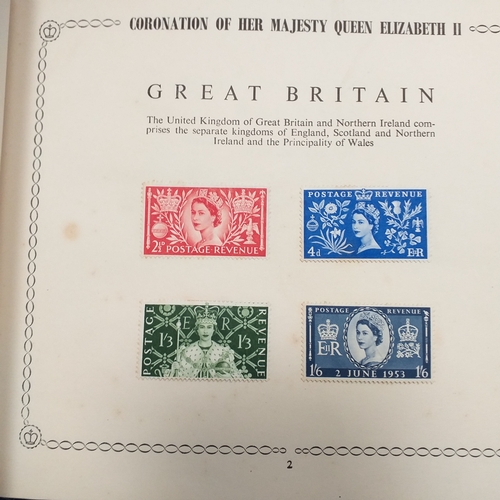 121 - 2x Omnibus albums -1945-46 Victory/Peace issue, all un-mounted mint, Cat 55 and 1953 QE Coronation,... 