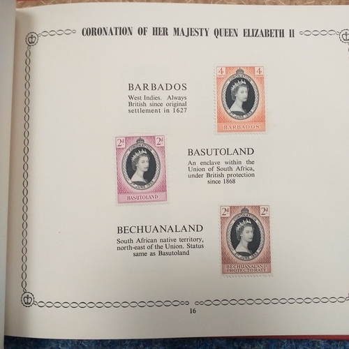 121 - 2x Omnibus albums -1945-46 Victory/Peace issue, all un-mounted mint, Cat 55 and 1953 QE Coronation,... 