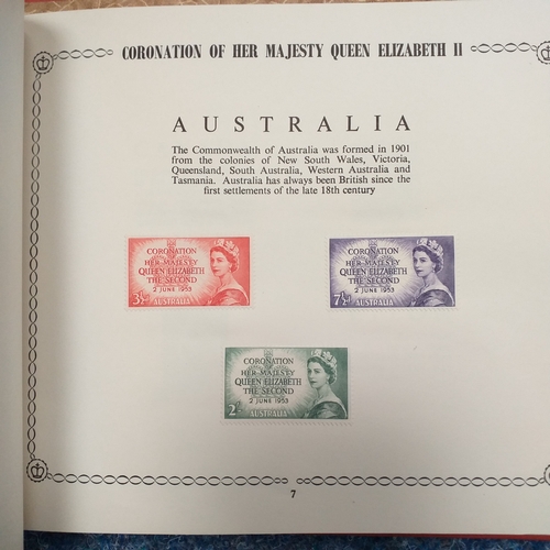 121 - 2x Omnibus albums -1945-46 Victory/Peace issue, all un-mounted mint, Cat 55 and 1953 QE Coronation,... 