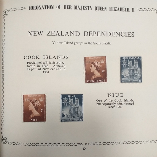 121 - 2x Omnibus albums -1945-46 Victory/Peace issue, all un-mounted mint, Cat 55 and 1953 QE Coronation,... 