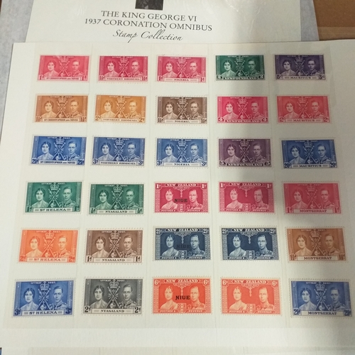 122 - 1937 Coronation Omnibus Issue - complete set of 202 stamps, all MNH (Cat 200)