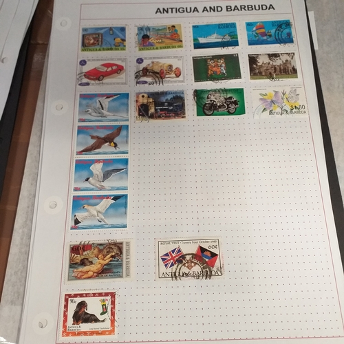 156 - Antigua (Barbuda) small collection from early to 2004 approx, mint and used, on 15+ stock cards / al... 