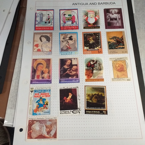 156 - Antigua (Barbuda) small collection from early to 2004 approx, mint and used, on 15+ stock cards / al... 