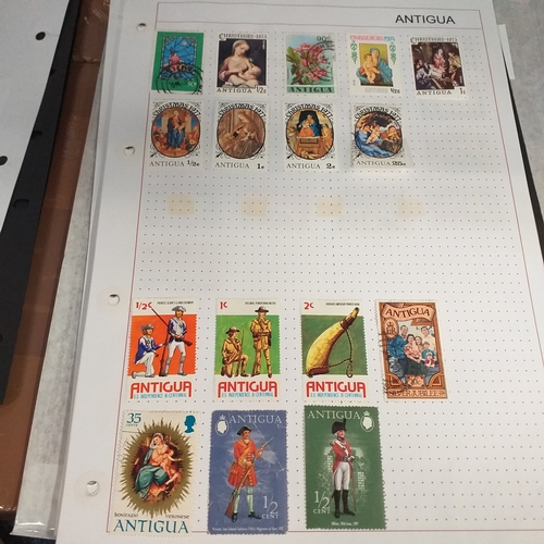 156 - Antigua (Barbuda) small collection from early to 2004 approx, mint and used, on 15+ stock cards / al... 