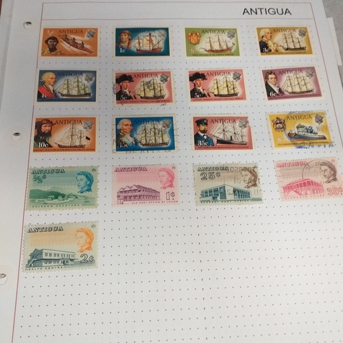156 - Antigua (Barbuda) small collection from early to 2004 approx, mint and used, on 15+ stock cards / al... 