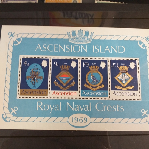 159 - Ascension Island mint used collection on 14+ stock cards / album pages, bulk of collection is QE2 in... 