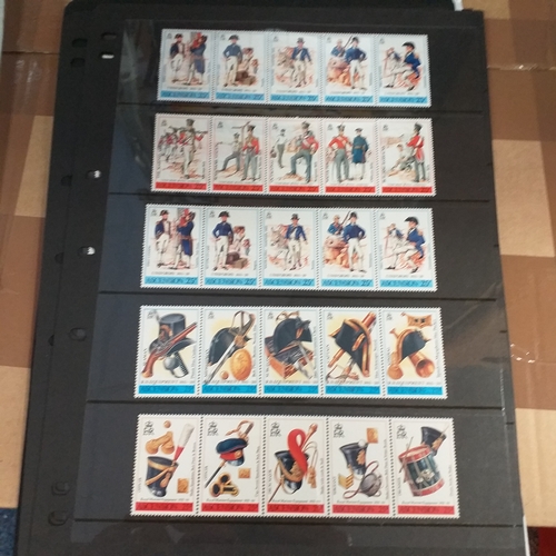 159 - Ascension Island mint used collection on 14+ stock cards / album pages, bulk of collection is QE2 in... 