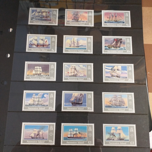 159 - Ascension Island mint used collection on 14+ stock cards / album pages, bulk of collection is QE2 in... 