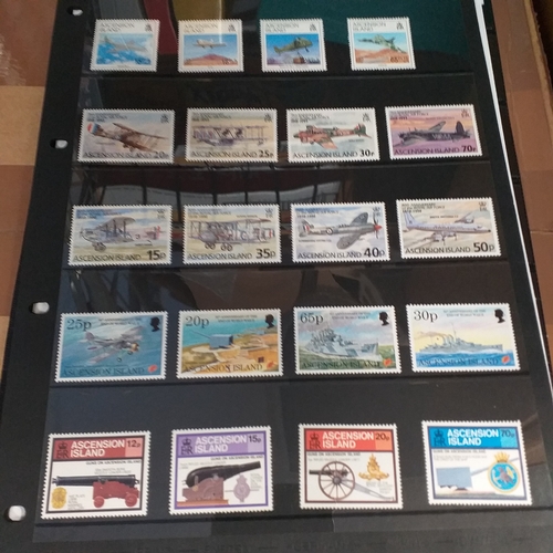 159 - Ascension Island mint used collection on 14+ stock cards / album pages, bulk of collection is QE2 in... 