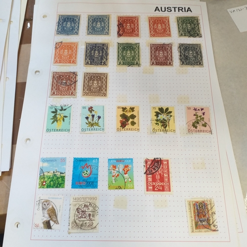 160 - Austria collection on approx 40+ album pages from early to mid 1980's, mint/used includes selection ... 
