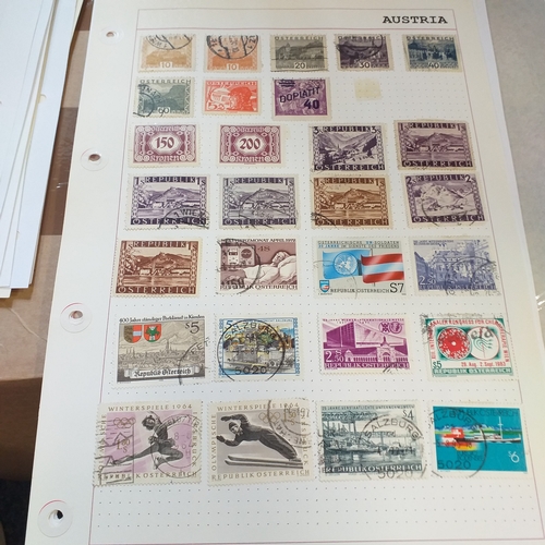 160 - Austria collection on approx 40+ album pages from early to mid 1980's, mint/used includes selection ... 