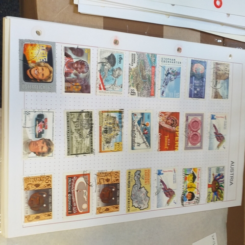 160 - Austria collection on approx 40+ album pages from early to mid 1980's, mint/used includes selection ... 