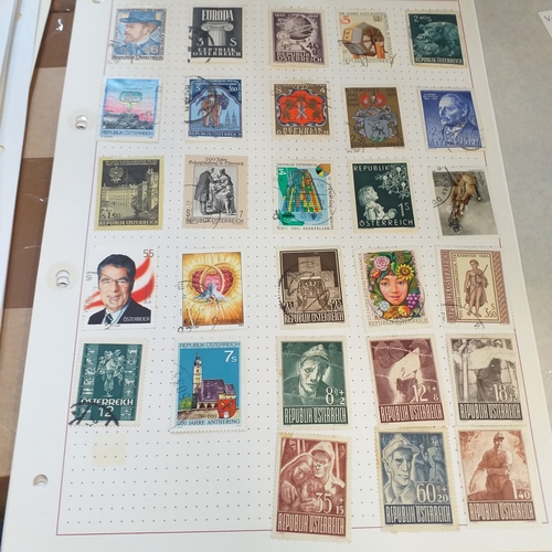 160 - Austria collection on approx 40+ album pages from early to mid 1980's, mint/used includes selection ... 