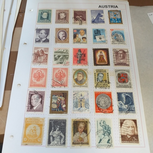 160 - Austria collection on approx 40+ album pages from early to mid 1980's, mint/used includes selection ... 