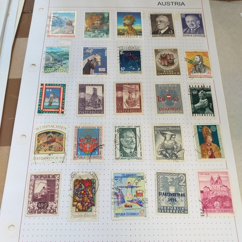 160 - Austria collection on approx 40+ album pages from early to mid 1980's, mint/used includes selection ... 