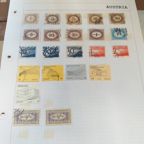 160 - Austria collection on approx 40+ album pages from early to mid 1980's, mint/used includes selection ... 