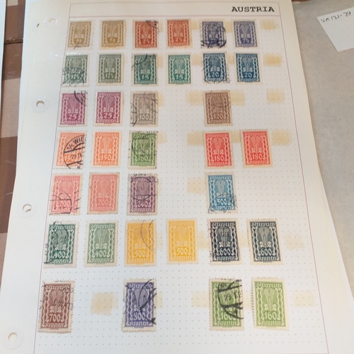 160 - Austria collection on approx 40+ album pages from early to mid 1980's, mint/used includes selection ... 