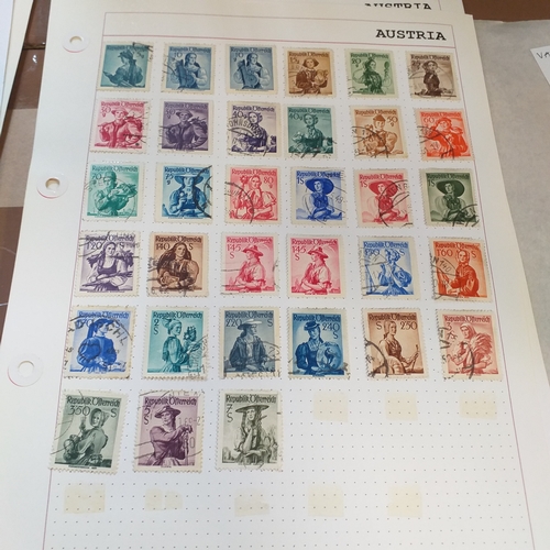 160 - Austria collection on approx 40+ album pages from early to mid 1980's, mint/used includes selection ... 