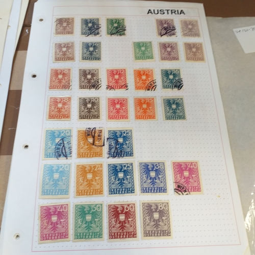 160 - Austria collection on approx 40+ album pages from early to mid 1980's, mint/used includes selection ... 