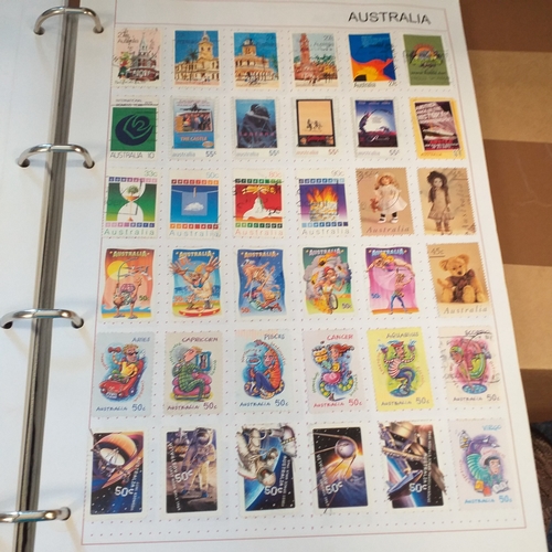162 - Australia collection on Hagners stock cards and album pages housed in a 4 ring binder, includes page... 