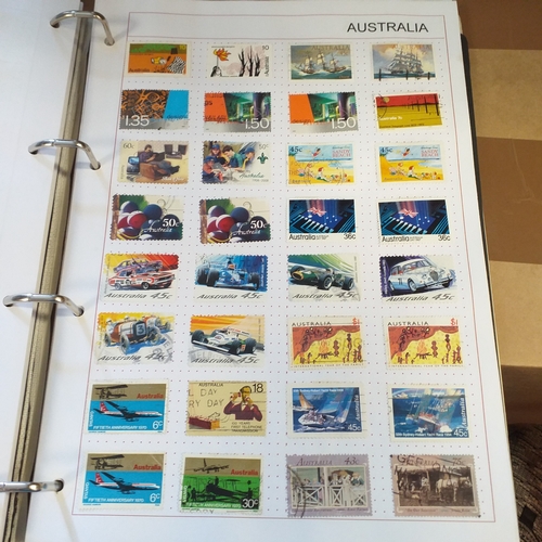 162 - Australia collection on Hagners stock cards and album pages housed in a 4 ring binder, includes page... 