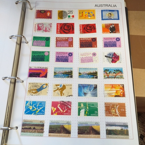 162 - Australia collection on Hagners stock cards and album pages housed in a 4 ring binder, includes page... 