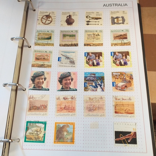 162 - Australia collection on Hagners stock cards and album pages housed in a 4 ring binder, includes page... 