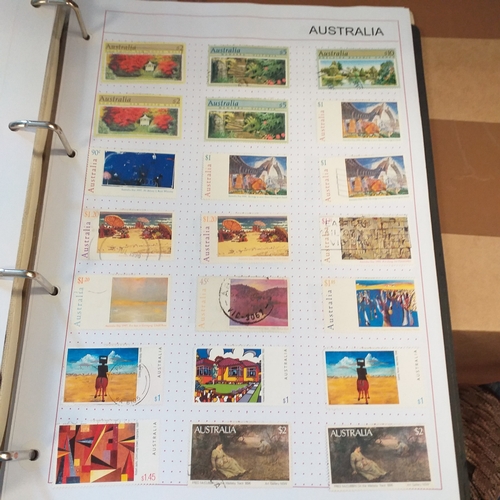 162 - Australia collection on Hagners stock cards and album pages housed in a 4 ring binder, includes page... 