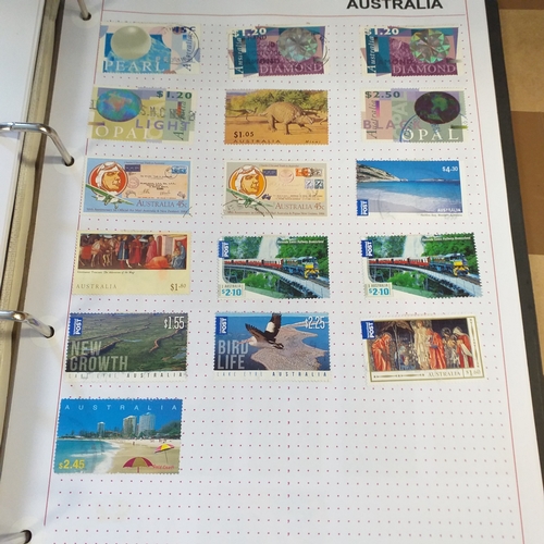 162 - Australia collection on Hagners stock cards and album pages housed in a 4 ring binder, includes page... 