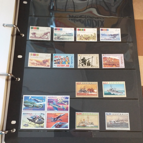 162 - Australia collection on Hagners stock cards and album pages housed in a 4 ring binder, includes page... 