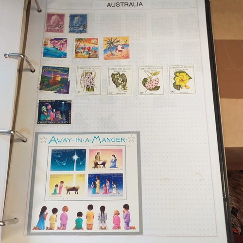 162 - Australia collection on Hagners stock cards and album pages housed in a 4 ring binder, includes page... 