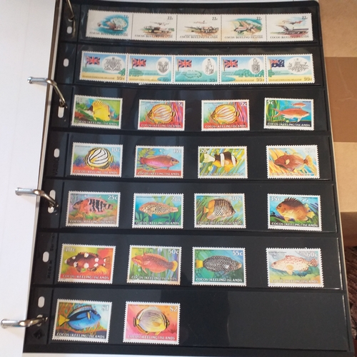 162 - Australia collection on Hagners stock cards and album pages housed in a 4 ring binder, includes page... 