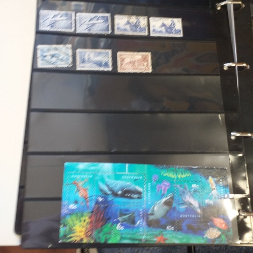 162 - Australia collection on Hagners stock cards and album pages housed in a 4 ring binder, includes page... 