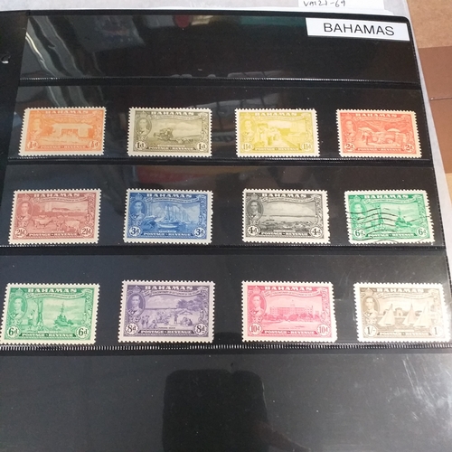 165 - Bahamas small collection mint and used on 15+ Hagners / album pages, early to 2004 approx.