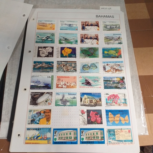165 - Bahamas small collection mint and used on 15+ Hagners / album pages, early to 2004 approx.