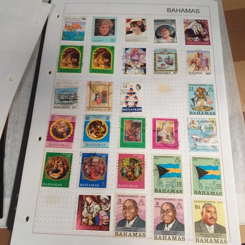 165 - Bahamas small collection mint and used on 15+ Hagners / album pages, early to 2004 approx.