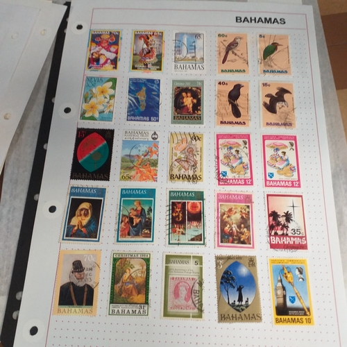 165 - Bahamas small collection mint and used on 15+ Hagners / album pages, early to 2004 approx.
