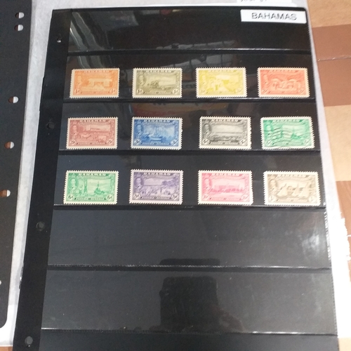 165 - Bahamas small collection mint and used on 15+ Hagners / album pages, early to 2004 approx.