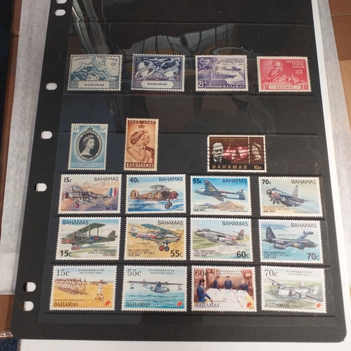 165 - Bahamas small collection mint and used on 15+ Hagners / album pages, early to 2004 approx.