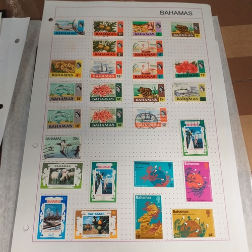 165 - Bahamas small collection mint and used on 15+ Hagners / album pages, early to 2004 approx.