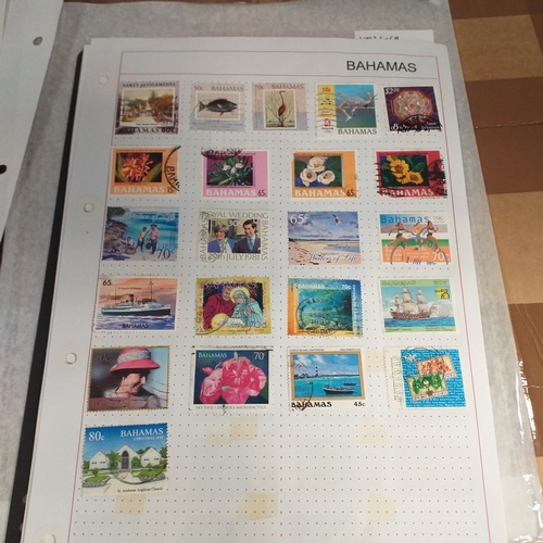 165 - Bahamas small collection mint and used on 15+ Hagners / album pages, early to 2004 approx.