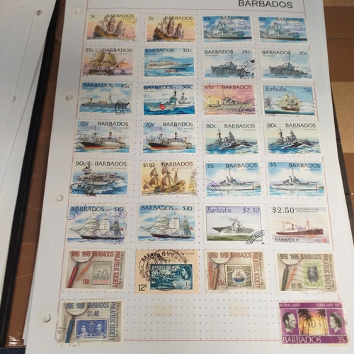 166 - Barbados collection on 25 album pages (3 Hagners) mint used collection from early to 2008 approx, st... 